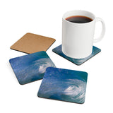 Blue Barrel Coaster Set