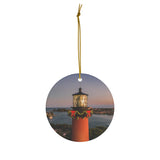 Jupiter Lighthouse 1 Ceramic Ornament, 1-Pack